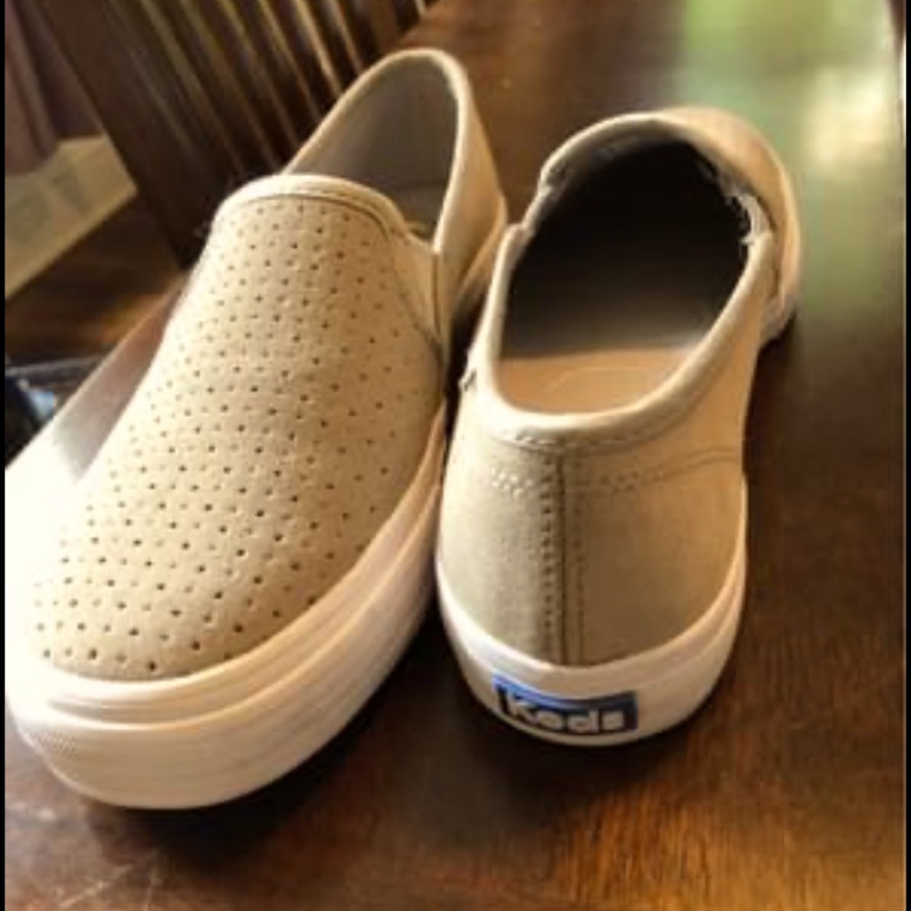 Keds Double Decker Perf Leather